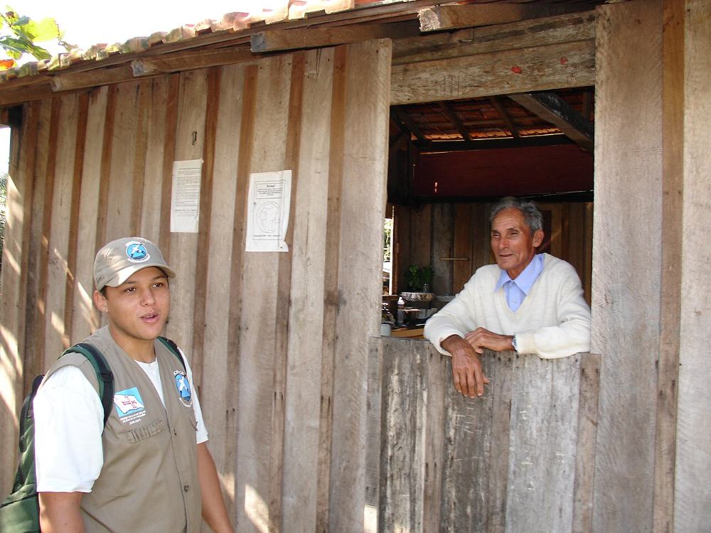 Comunidade caiçara na Ilha do Cardoso